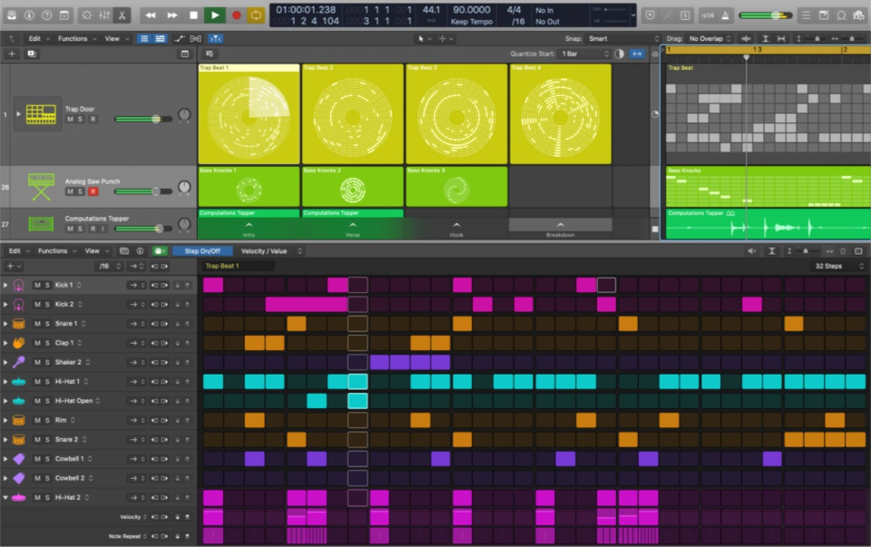screenshot of Logic Pro